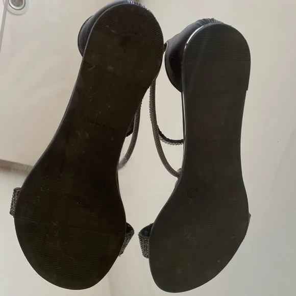 Black Sandals with Rhinestone - Picture 3 of 4